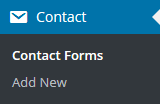Contact Form 7 manage screen