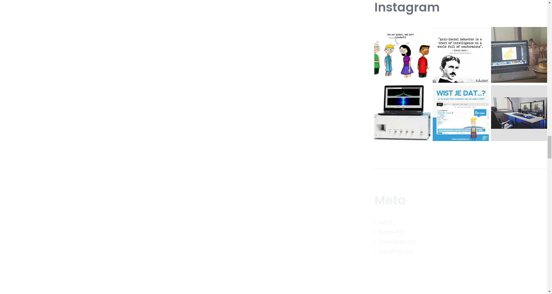 Instagram widget