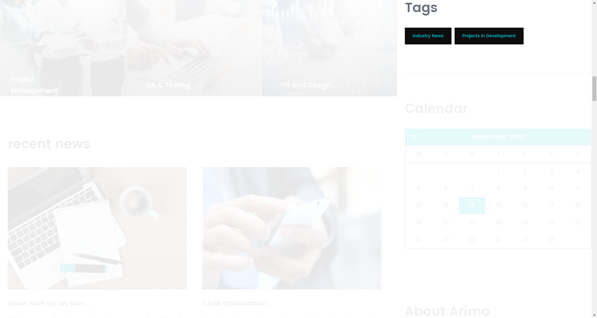 Tag Cloud widget