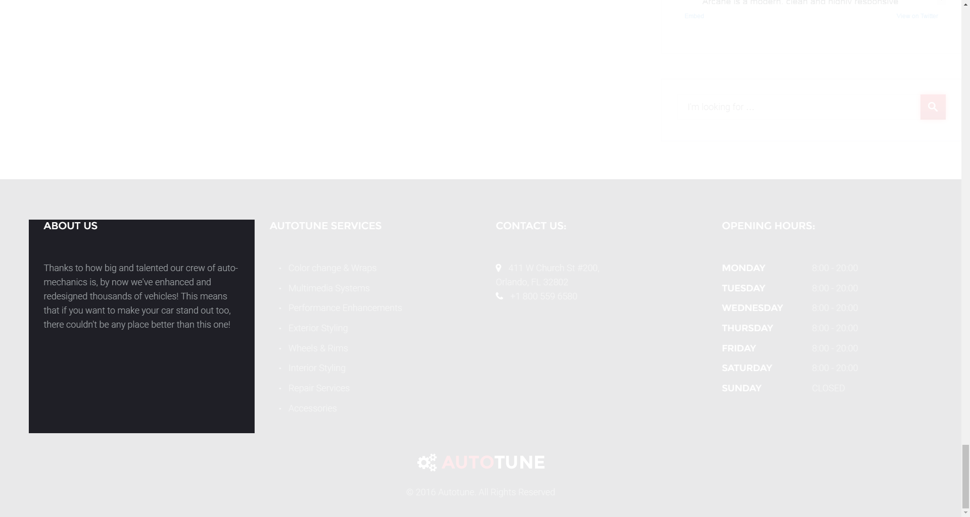 AutoTune – WordPress Theme