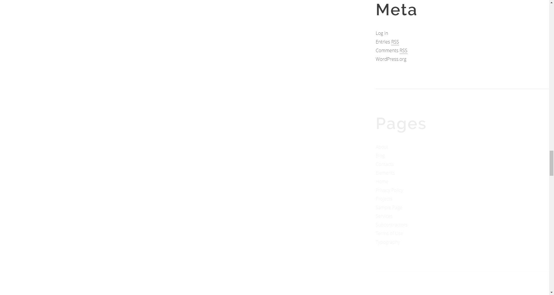 Meta widget