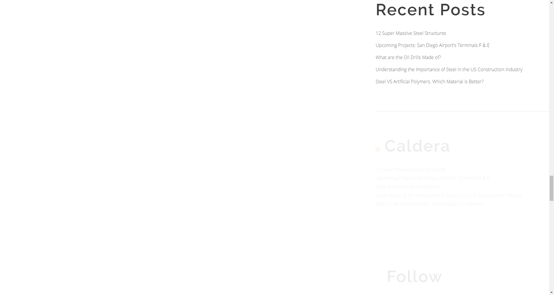Recent Posts widget