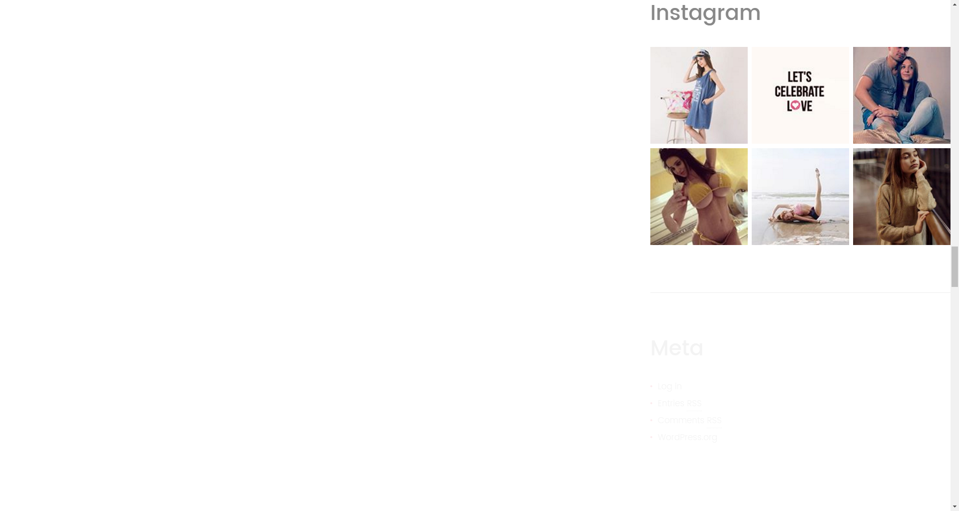 Instagram widget
