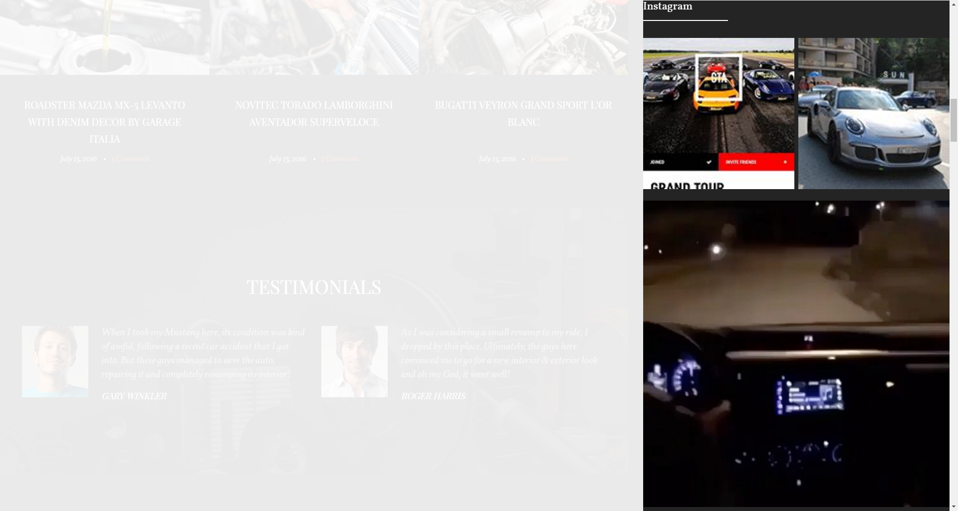 Instagram widget