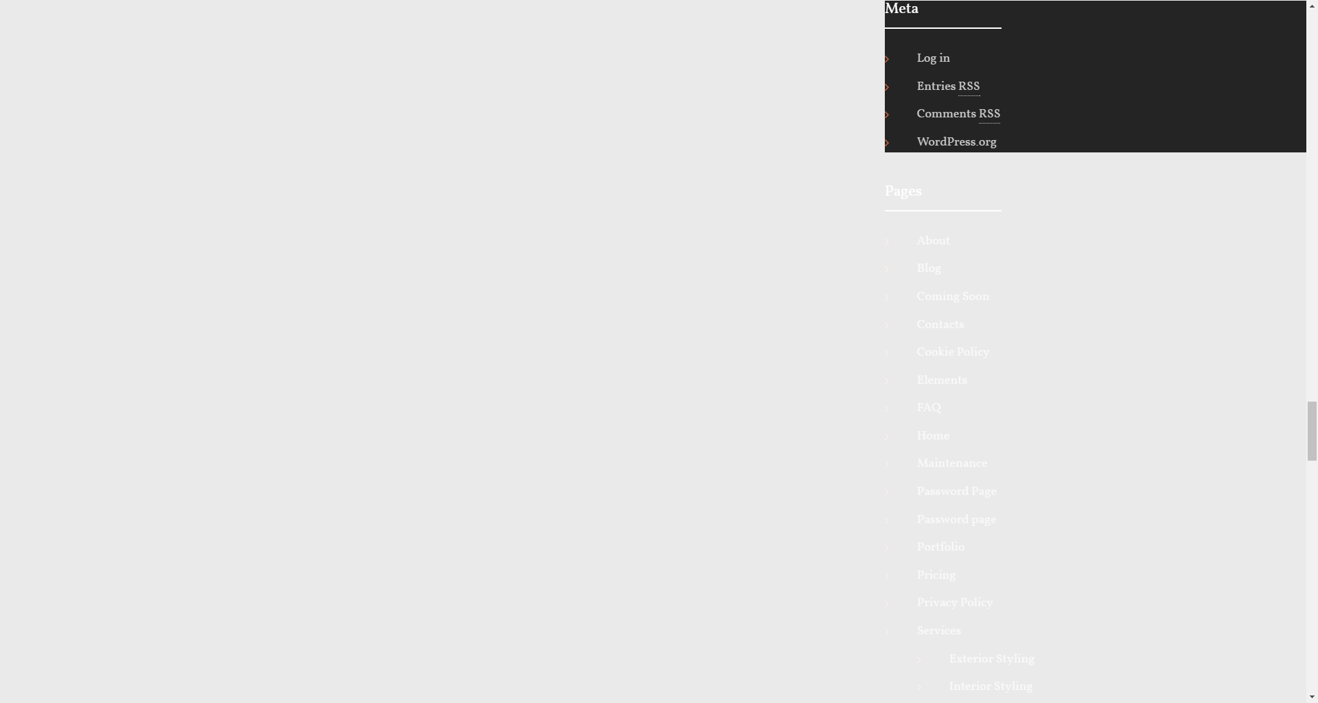 Meta widget