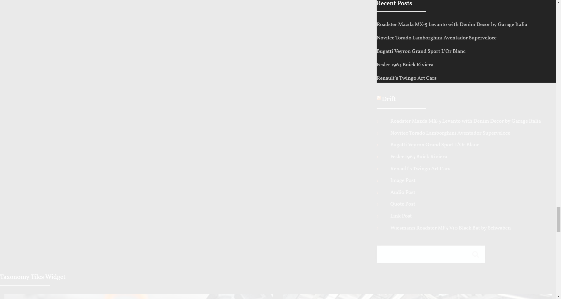 Recent Posts widget