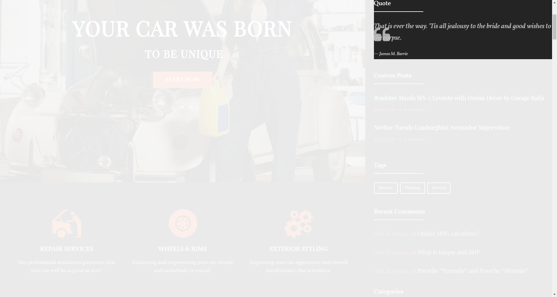 Text widget