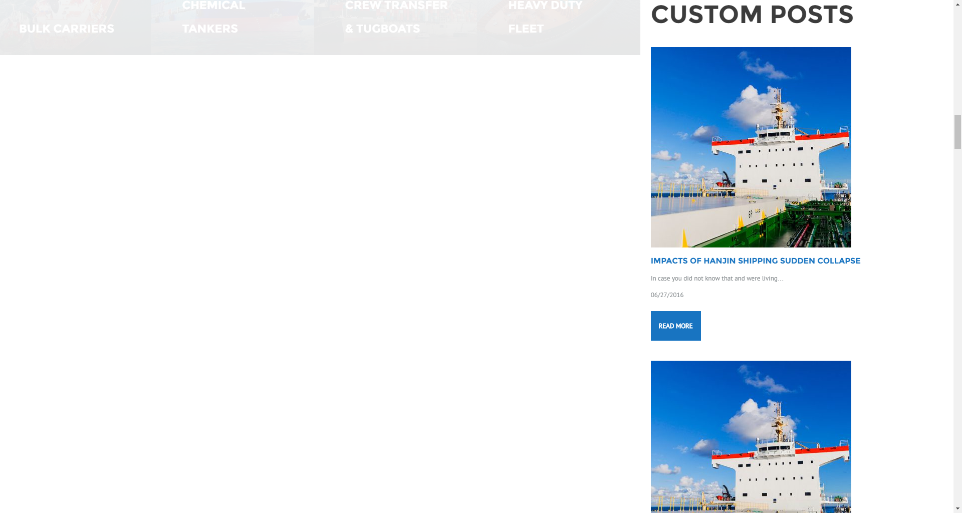 Custom Posts widget
