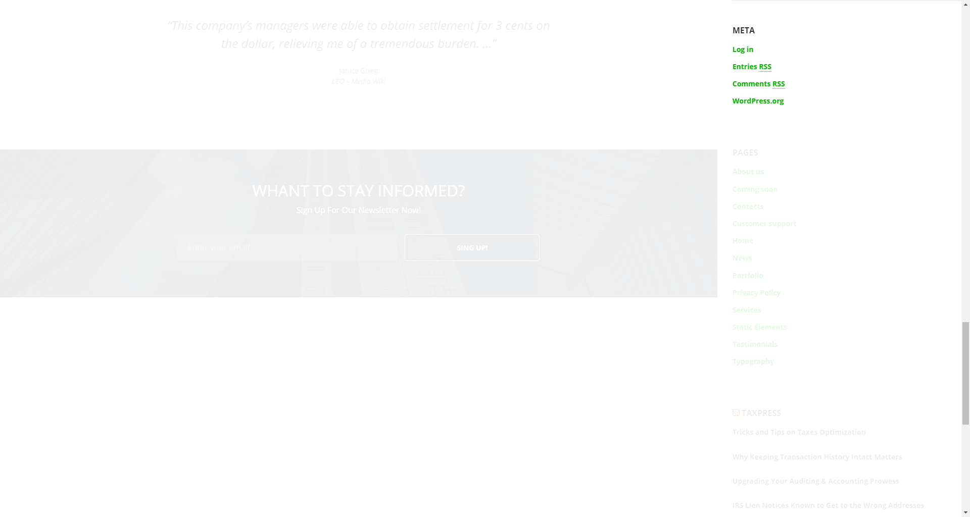 Meta widget