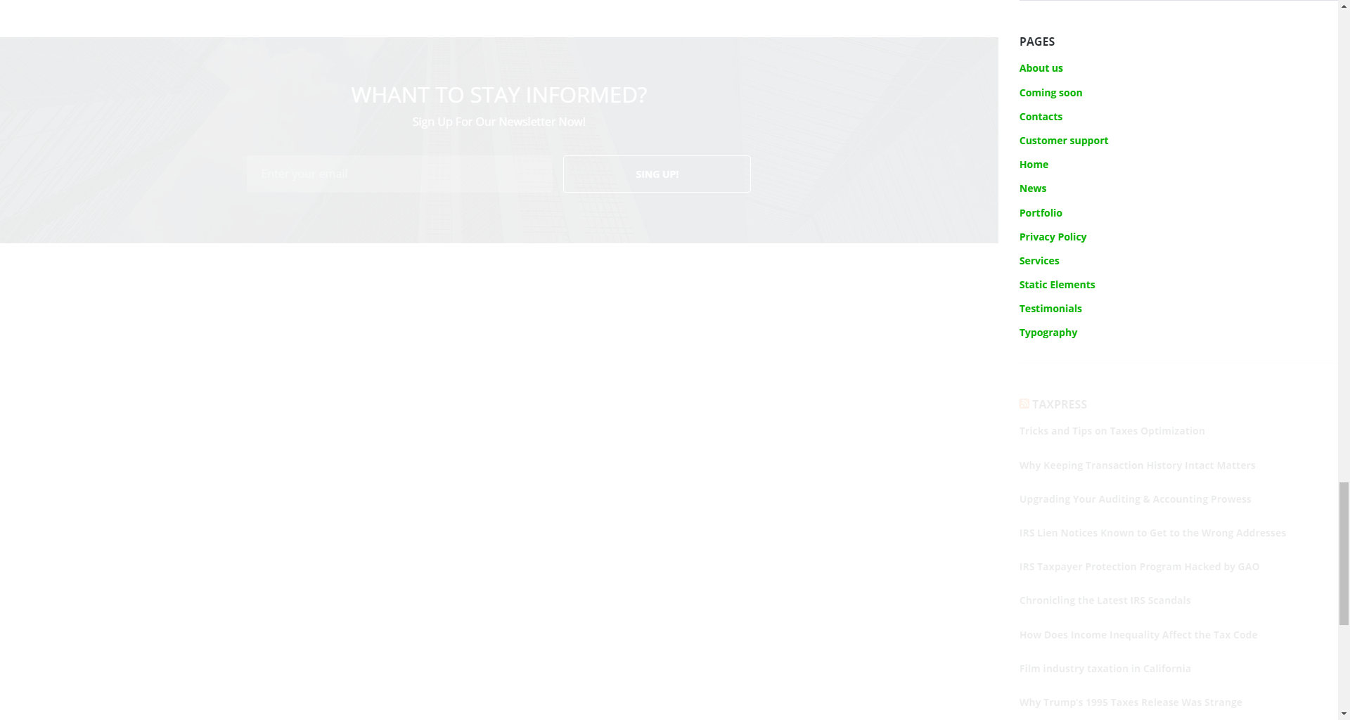 Pages widget