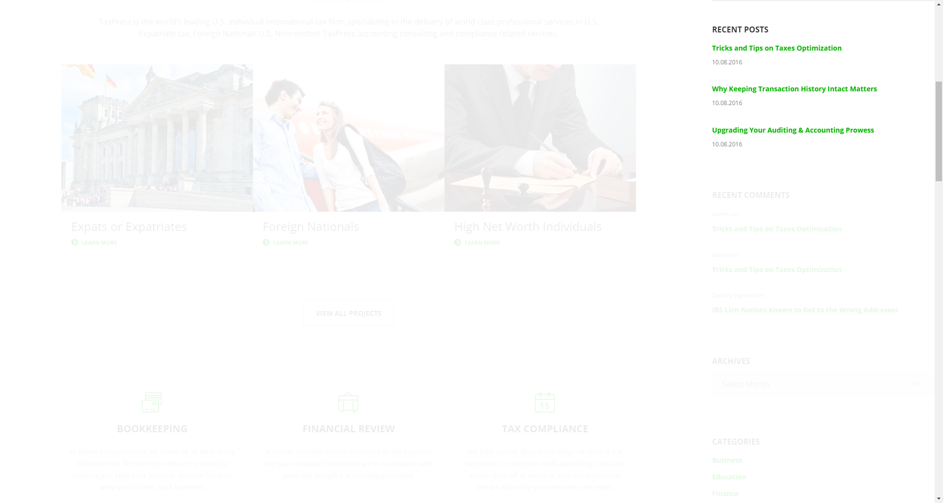 Recent Posts widget