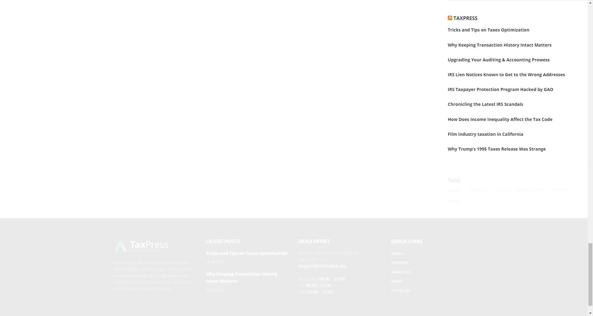 RSS widget