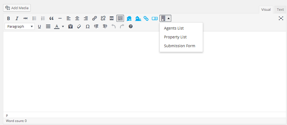 Menu Settings Screen