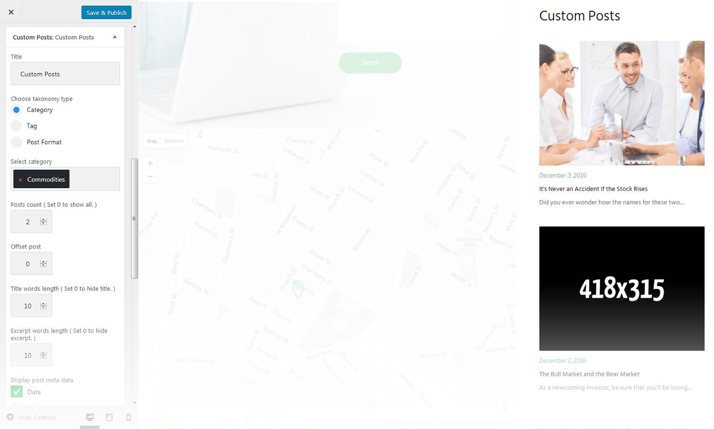 Custom posts